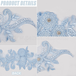 Sew on Flower Appliques&nbsp;PATC-WH0005-42C