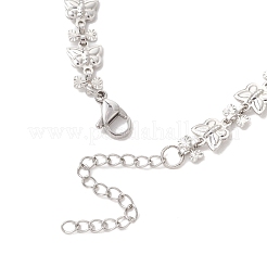 Brass Butterfly Link Chains Bracelets for Women&nbsp;BJEW-JB13509