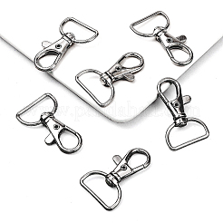 Zinc Alloy Swivel D Rings Lobster Claw Clasps&nbsp;X1-E341-8-B
