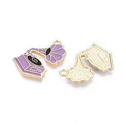 Alloy Enamel Pendants&nbsp;ENAM-T024-28M-G