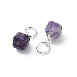 Natural Amethyst Pendants&nbsp;PALLOY-JF05300-01