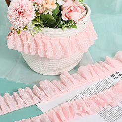 5 Yards Double Polyester Lace Trim for Sewing Decoration&nbsp;OCOR-GF0005-06B