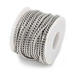 316 Surgical Stainless Steel Cuban Link Chains&nbsp;CHS-B010-01D-P
