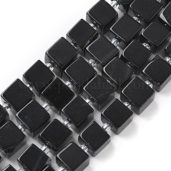 Natural Black Onyx(Dyed & Heated) Beads Strands&nbsp;G-D338-A06