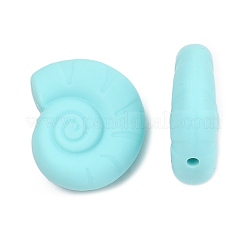 Shell Food Grade Eco-Friendly Silicone Focal Beads&nbsp;LS-SIL-CJC0009-02D