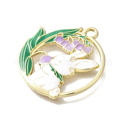 Alloy Enamel Pendants&nbsp;FIND-G090-03B-03