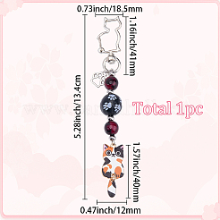 1Pc Alloy Enamel Pendant Keychains&nbsp;KEYC-BM0001-21