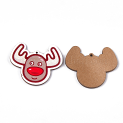 Printed Basswood Pendants&nbsp;WOOD-S045-053