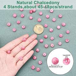 Natural Chalcedony Beads Strands&nbsp;G-AR0001-41