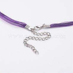 Mixed Jewelry Making Necklace Cord&nbsp;X-FIND-R001-M