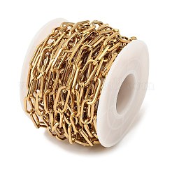 304 Stainless Steel Paperclip Chains&nbsp;CHS-F022-07G