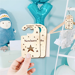 Wood Baby Closet Size Dividers&nbsp;AJEW-WH0352-006