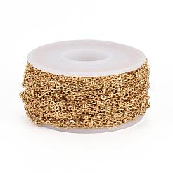Ion Plating(IP) 304 Stainless Steel Cable Chains&nbsp;CHS-H007-20G