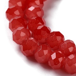 Baking Paint Imitation Jade Glass Bead Strands&nbsp;X-DGLA-A034-J6MM-A32