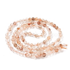 Natural Rutilated Quartz Beads Strands&nbsp;G-L622-C06-3mm