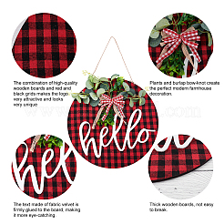 Wooden Ornaments&nbsp;HJEW-WH0006-41