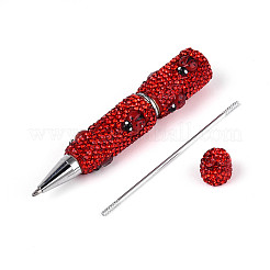 Resin & Polymer Clay Pave Rhinestone Ball-Point Pen&nbsp;AJEW-T013-04A