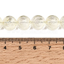Baking Paint Transparent Glass Beads Strands&nbsp;GL-CBA2ED2-04J