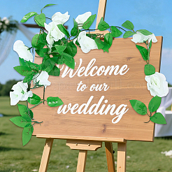 2Pcs Plastic Artificial Flowers Rose Vines&nbsp;AJEW-CP0011-39