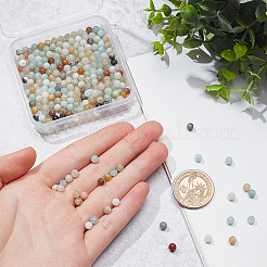 3 Strands Natural Flower Amazonite Beads Strands&nbsp;G-NB0004-43