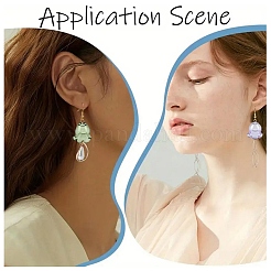 12Pcs 6 Colors Transparent Glass Beads&nbsp;GLAA-YW0004-85