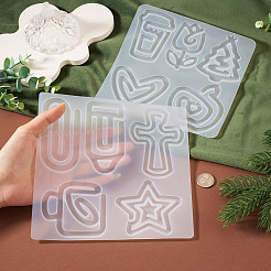 2Pcs 2 Styles Paperclip Silicone Molds&nbsp;DIY-TA0015-09