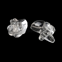 Natural Quartz Crystal Carved Half Hole Beads&nbsp;G-K367-02D