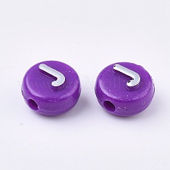 Plating Opaque Acrylic Beads&nbsp;MACR-SZ0001-46D