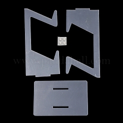 2段アクリルゲームパッドホルダー  ゲームコントローラースタンド収納オーガナイザー  透明  14x9x19cm&nbsp;PW-WG92356-01