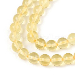Natural Amber Beads Strands&nbsp;G-N351-05A-01
