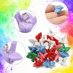 10Pcs Opaque Resin Pendants&nbsp;RESI-YW0006-28