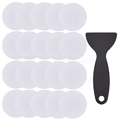 Flat Round PEVA Bathtub Non-Slip Stickers&nbsp;AJEW-CN0003-85A