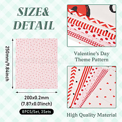 8Pcs Cotton Fabric&nbsp;AJEW-TAC0038-31B
