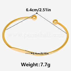 304 Stainless Steel Cuff Bangles&nbsp;IL3957-2