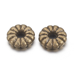 チベットアンティークブロンズメタルビーズ  鉛フリー＆カドミウムフリー  77x2.1mm  穴：2mm&nbsp;LS-MLF0720Y