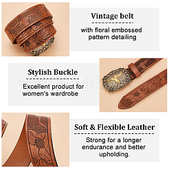 PU Leather Chain Belts&nbsp;AJEW-WH0010-36