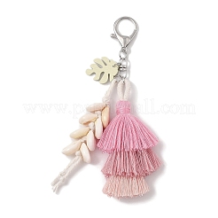 Handmade Macrame Nylon Thread Pendant Decorations&nbsp;HJEW-P019-11P-02