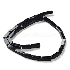 Dyed & Heated Natural Black Agate Beads Strands&nbsp;G-F631-E27