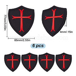 Cloth Tactical Patches for Armband Backpack&nbsp;AJEW-WH0014-44