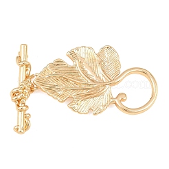 Brass Toggle Clasps&nbsp;KK-CBA7BFE-08G
