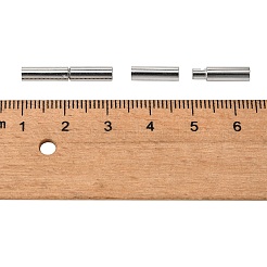 変色しにくい304ステンレススチール製バヨネット留め具  コラム  ステンレス鋼色  21x3mm  穴：2.5mm&nbsp;X-STAS-L134-06