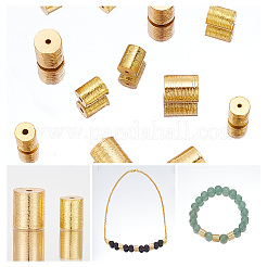 12Pcs 2 Style Brass Drawbench Beads&nbsp;KK-PH0005-14