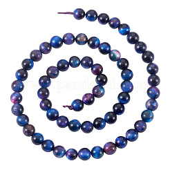 1 Strand Natural Tiger Eye Beads Strands&nbsp;G-TA0002-65B