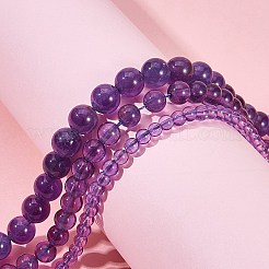 3 Strands 3 Styles Natural Amethyst Beads Strands&nbsp;G-SZ0001-14