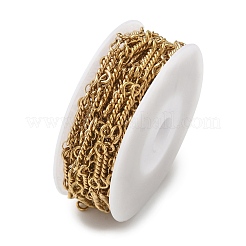 304 Stainless Steel Twist Bar Link Chains&nbsp;CHS-G050-05G