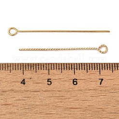 真鍮製アイピン  混合サイズ  ミックスカラー  20~70x2~4x1~2mm  穴：2mm&nbsp;KK-XCP0001-81
