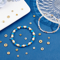 120Pcs 12Styles Brass Spacer Beads&nbsp;KK-BBC0028-40