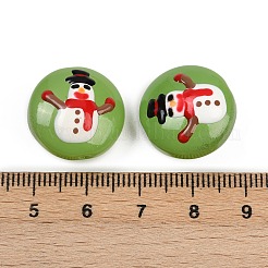 Christmas Handmade Lampwork Enamel Beads&nbsp;LAMP-C020-03H