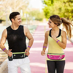 24Pcs Word Silicone Cord Bracelet Wristband&nbsp;BJEW-CN0001-21