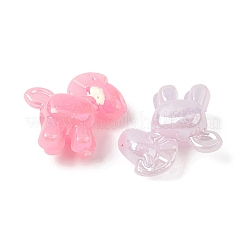 UV Plating Opaque Acrylic Beads&nbsp;OACR-G058-03